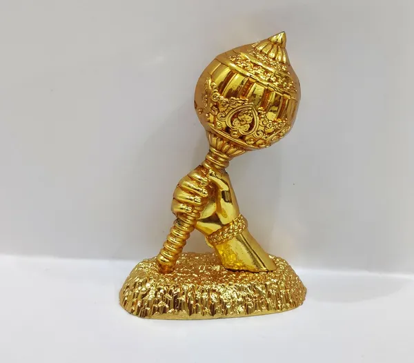 Golden_Metallic_Hanuman_Ji_Small_Gada_For_Keeping_In_Home_Temple||_Car_Dashboard_Or_Gifting_To_Bajrangbali_(120_Gram_Approx_3_Inch)