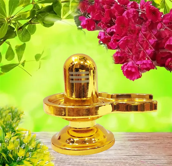 Gold_Metallic_Shivling_Rust_Free_Golden_Color_Heavy_Idol_225_Gram_Approx_3_Inches_For_Home_Temple_Or_Car_Dashboard_Best_For_Gifting