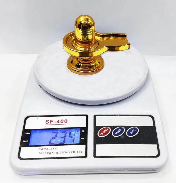 Gold_Metallic_Shivling_Rust_Free_Golden_Color_Heavy_Idol_225_Gram_Approx_3_Inches_For_Home_Temple_Or_Car_Dashboard_Best_For_Gifting