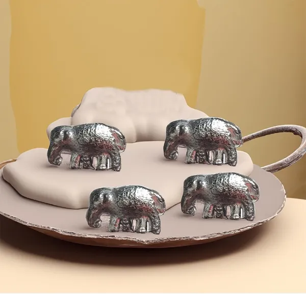 Silver_Ranga_Remedy/Ranga_Sikka_4_Piece_Lead_Elephant_Hathi_Figurine_For_Rahu_Dosh_Shanti_-_For_Floating_In_Water-_Jal_Mein_Pravahit_Karne_Ke_Liye_4_Piece
