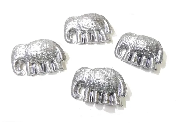 Silver_Ranga_Remedy/Ranga_Sikka_4_Piece_Lead_Elephant_Hathi_Figurine_For_Rahu_Dosh_Shanti_-_For_Floating_In_Water-_Jal_Mein_Pravahit_Karne_Ke_Liye_4_Piece