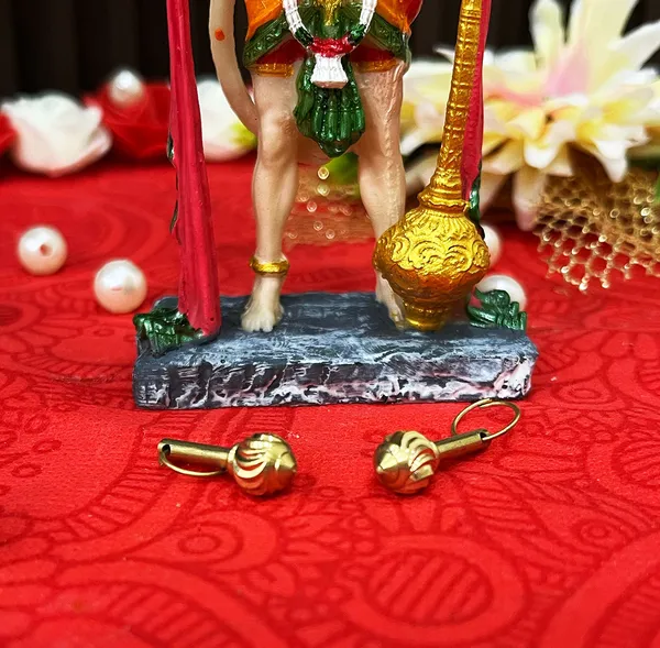 Pack_of_2_Golden_Brass_Made_Hanuman_Ji_Small_Gada_For_Keeping_In_Home_Temple_Or_Gifting_(3_Gram)