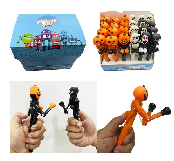 Kids_Boxing_Robot_Ballpoint_Pen_Skeleton_Style_Writing_Instrument_with_Movable_Arms_|_Blue_Ink_|_Assorted_Designs_|_1_Piece_Random_Style