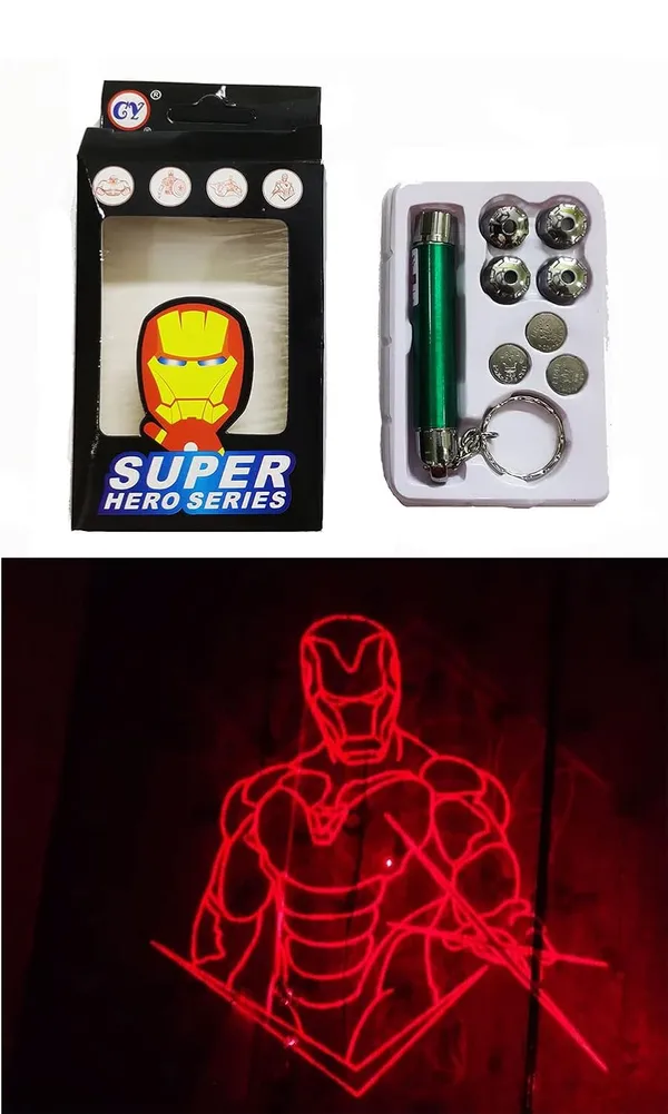 Multicolor_Laser_Beam_Pointer_Projection_With_Action_Hero_Series_5_Interchangeable_Caps