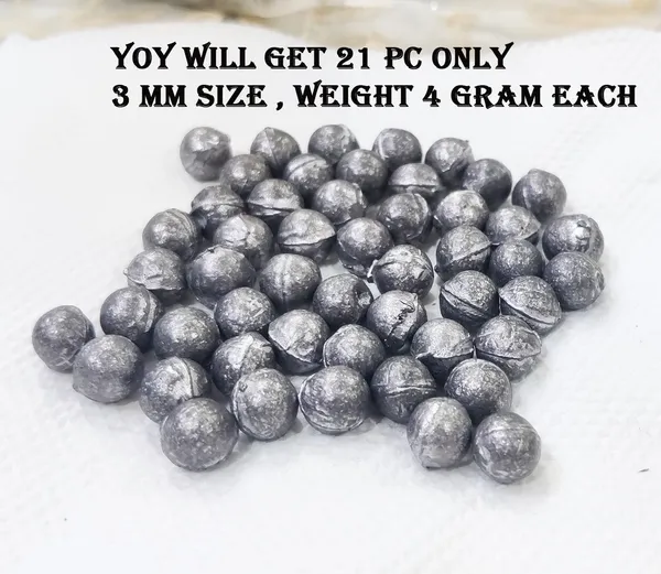 Silver_Ranga_Remedy/Ranga_Goli_Lead_Balls_Lead_Sinker_For_Rahu_Dosh_Shanti_-_For_Floating_In_Water-_Jal_Mein_Pravahit_Karne_Ke_Liye_3_Mm_Size_Weight_4_Gram/Pc_21_Pc