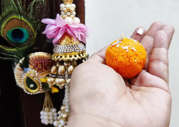 Orange_Diwali_Decorative_Motichoor_Laddu-Shaped_Soy_Wax_Candles_-_Set_Of_6_Pc_For_Festive_Gifting_And_Home_Decoration
