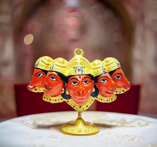 Orange_Aluminium_Material_Panchmukhi_Hanuman_Ji_Statue_For_Home_Hanging_Of_Entrance_6_Inch