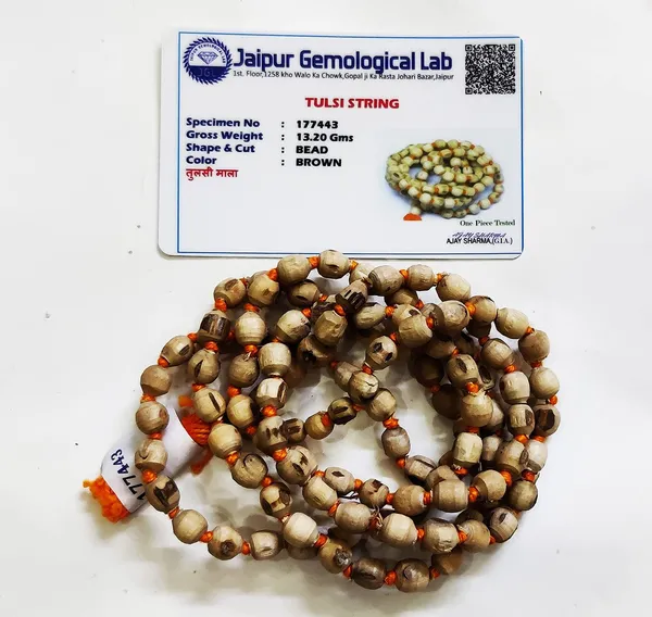Orignal_Lab_Certified_108_Beads_Pure_Tulsi_jaap_Mala_(_weight_slighty_may_Vary)