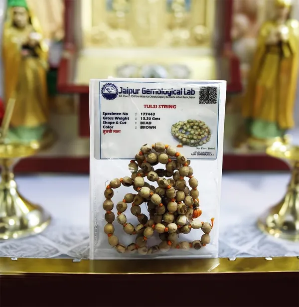 Orignal_Lab_Certified_108_Beads_Pure_Tulsi_jaap_Mala_(_weight_slighty_may_Vary)