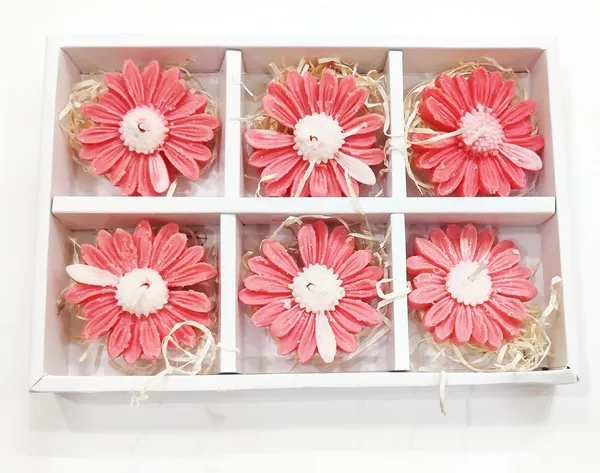 Set_of_6_Pink_Daisy_Floating__Candles_|_Full_Scented_Soy_Wax_Candle_For_Festive_Gifting_And_Home_Decoration
