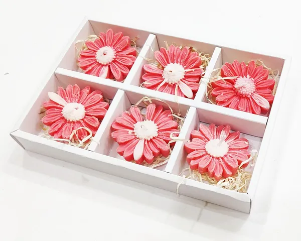 Set_of_6_Pink_Daisy_Floating__Candles_|_Full_Scented_Soy_Wax_Candle_For_Festive_Gifting_And_Home_Decoration