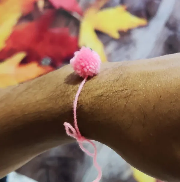 Multicolor_25_Piece_Pom_Pom_Raksha_Sutra_Marwadi_Rakhi_For_Family,_Puja_And_Laddu_Gopal_And_All_Bhagwan_In_Home_Mandir