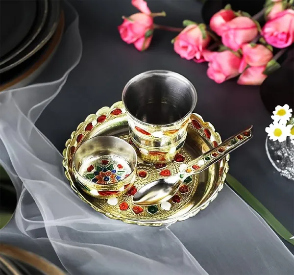 Multicolor_Laddu_Gopal_Kanha_Ji_Thakur_Ji_Bhagwan_Bhog_Puja_Prasadam_Thali_Set_For_Home_Mandir_Or_Gifting_To_Others_(4_Items)