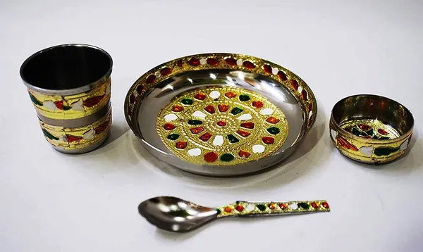 Multicolor_Laddu_Gopal_Kanha_Ji_Thakur_Ji_Bhagwan_Bhog_Puja_Prasadam_Thali_Set_For_Home_Mandir_Or_Gifting_To_Others_(4_Items)