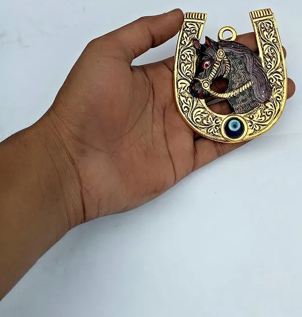 Multicolor_Fancy_Gold_Polished_Nazar_Battu_Hanging_Ghode_Ki_Naal_Devil_Eye_Protection
