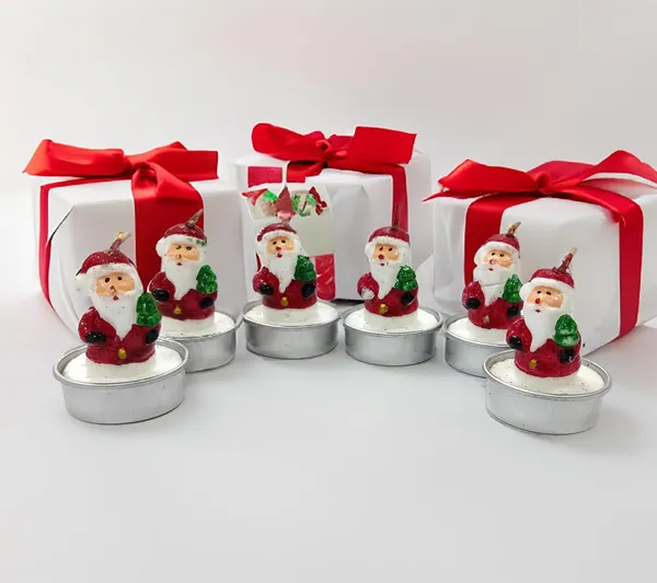 Multicolor_Miniature_Christmas_Tea_Light_Candle_Set_Handmade_Figures_Santa_Claus_For_Christmas_Home_Decorations_(6_Piece)