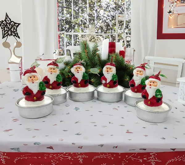 Multicolor_Miniature_Christmas_Tea_Light_Candle_Set_Handmade_Figures_Santa_Claus_For_Christmas_Home_Decorations_(6_Piece)