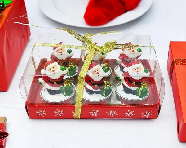 Multicolor_Miniature_Christmas_Tea_Light_Candle_Set_Handmade_Figures_Santa_Claus_For_Christmas_Home_Decorations_(6_Piece)