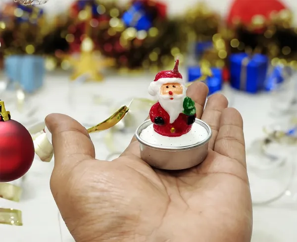 Multicolor_Miniature_Christmas_Tea_Light_Candle_Set_Handmade_Figures_Santa_Claus_For_Christmas_Home_Decorations_(6_Piece)