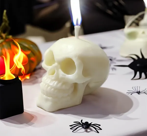 Skull_Shaped_White_Scented_Soy_Wax_Candle_For_Gifting_Or_Decorations_(1_Pc)