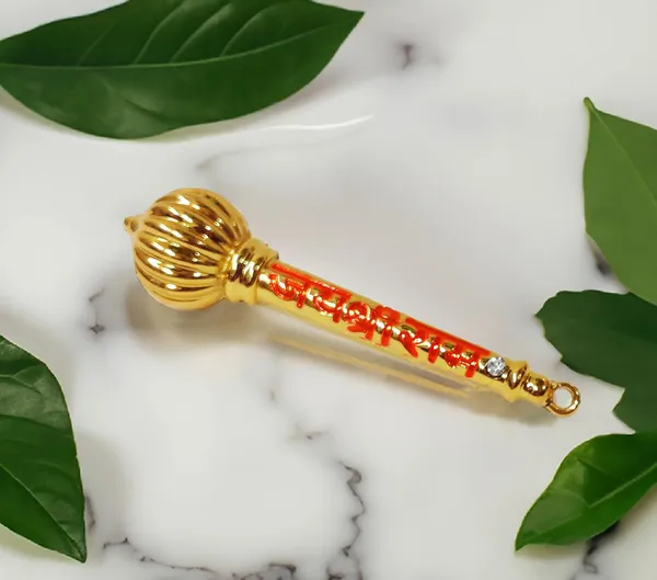 Golden_Metal_Made_Bajrang_Bali_Small_Gada_For_Keeping_In_Home_Temple_Or_Gifting_To_Hanuman_Ji_Size-_4_Inch_Wt-58_Gram_Approx