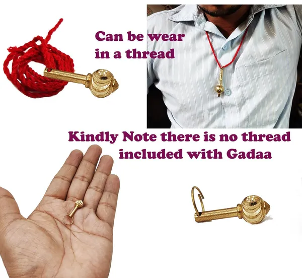 Pack_of_2_Golden_Brass_Made_Hanuman_Ji_Small_Gada_For_Keeping_In_Home_Temple_Or_Gifting_(3_Gram)