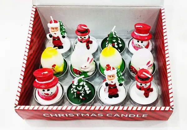 Multicolor_12_Piece_Miniature_Christmas_Tea_Light_Candle_Set_Mix_Figures_Santa_Claus,_For_Christmas_Home_Decorations_(12_Piece_Box)