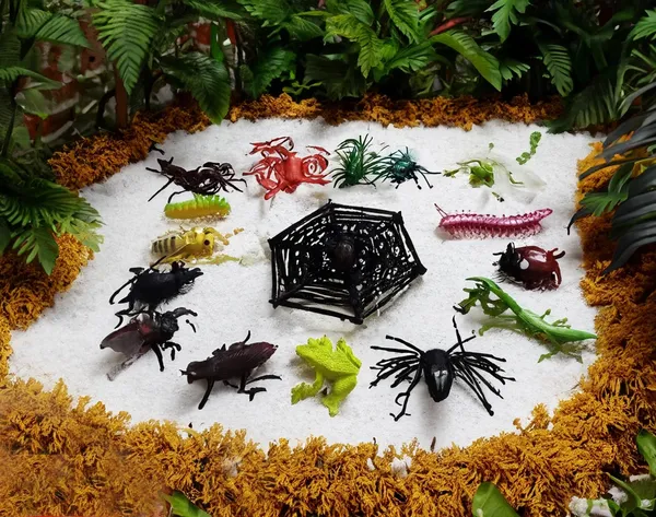 Multicolor_Jungle_Mini_Insects_Toys_Figure_Playing_Set_For_Kids_Make_Your_Project_Learning_(Pack_Of_16_Figures)