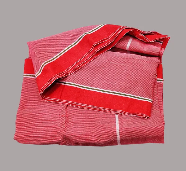 Red_4_Piece_Cotton_Blended_Gamcha/Towel_For_Religious_Use_Pandit_Ji_Etc_Size_(52_*_23_Inch)_4_Piece