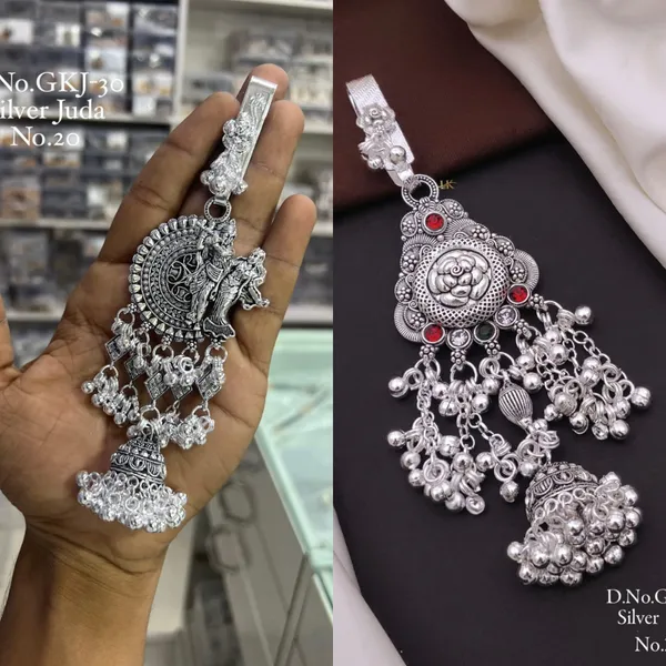 Beautiful_High_Silver_Plating_Antique_Oxidised_Juda_(SET_OF_2)