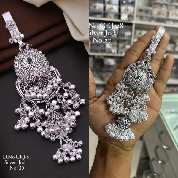 Beautiful_High_Silver_Plating_Antique_Oxidised_Juda_(SET_OF_2)
