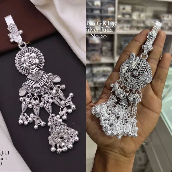 Beautiful_High_Silver_Plating_Antique_Oxidised_Juda_(SET_OF_2)