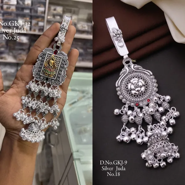 Beautiful_High_Silver_Plating_Antique_Oxidised_Juda_(SET_OF_2)