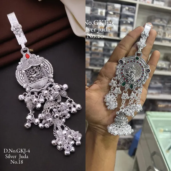 Beautiful_High_Silver_Plating_Antique_Oxidised_Juda_(SET_OF_2)