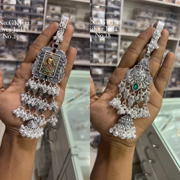 Beautiful_High_Silver_Plating_Antique_Oxidised_Juda_(SET_OF_2)