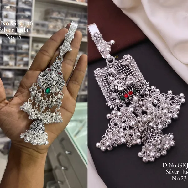 Beautiful_High_Silver_Plating_Antique_Oxidised_Juda_(SET_OF_2)