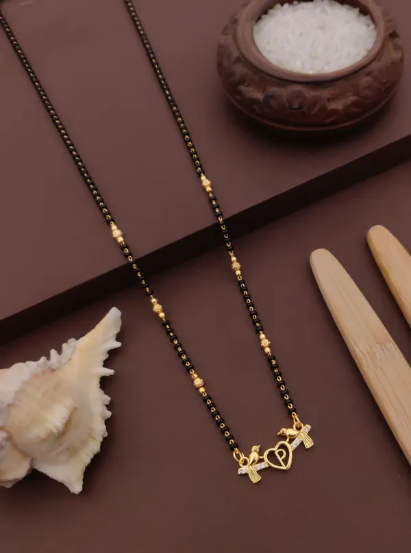 Gold-Plated_Pendant_Alfabet_Heart_Mangalsutra_with_Lovebirdsif_for_Women