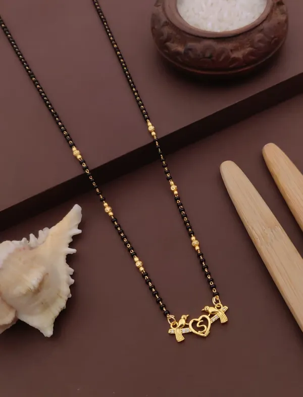 Gold-Plated_Pendant_Alfabet_Heart_Mangalsutra_with_Lovebirdsif_for_Women