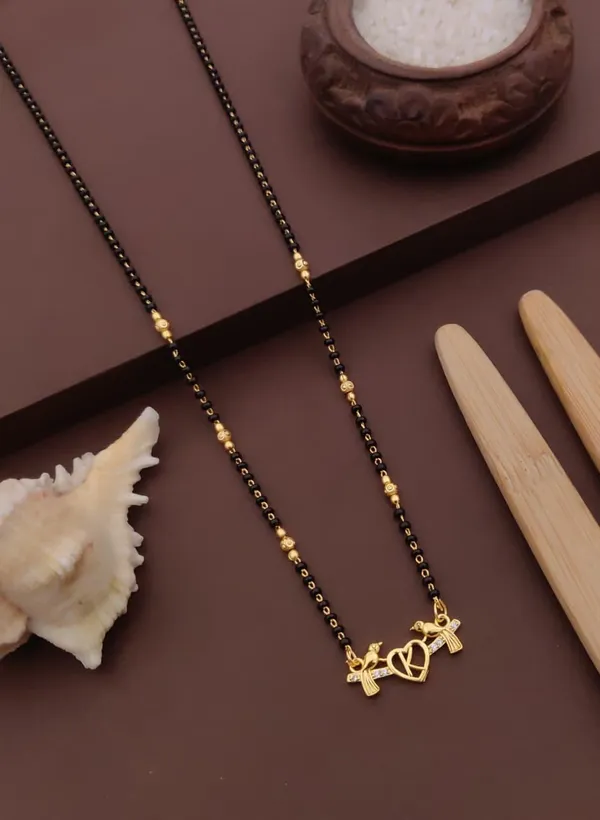 Gold-Plated_Pendant_Alfabet_Heart_Mangalsutra_with_Lovebirdsif_for_Women