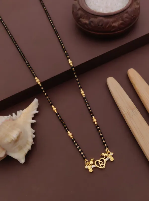 Gold-Plated_Pendant_Alfabet_Heart_Mangalsutra_with_Lovebirdsif_for_Women