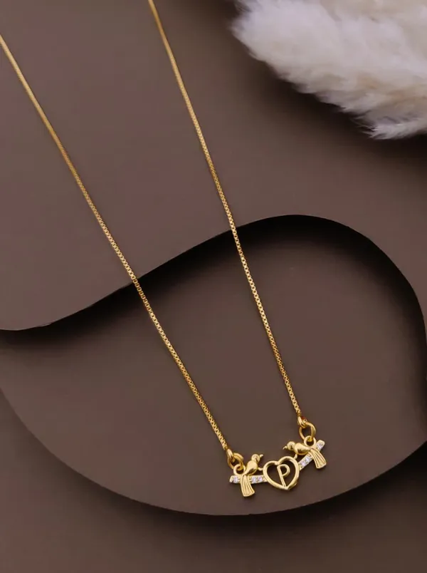 Gold-Plated_Pendant_Alfabet_Heart_Mangalsutra_with_Lovebirdsif_for_Women
