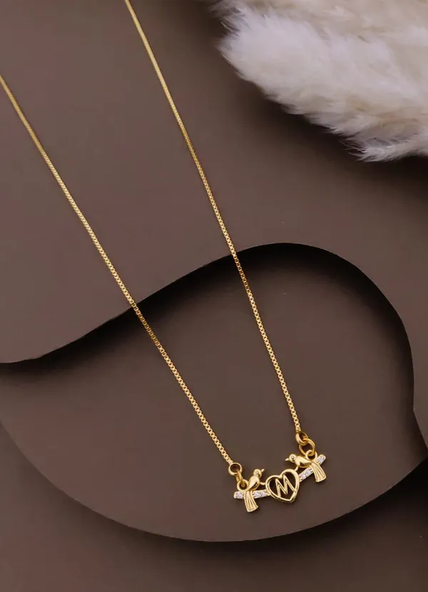 Gold-Plated_Pendant_Alfabet_Heart_Mangalsutra_with_Lovebirdsif_for_Women