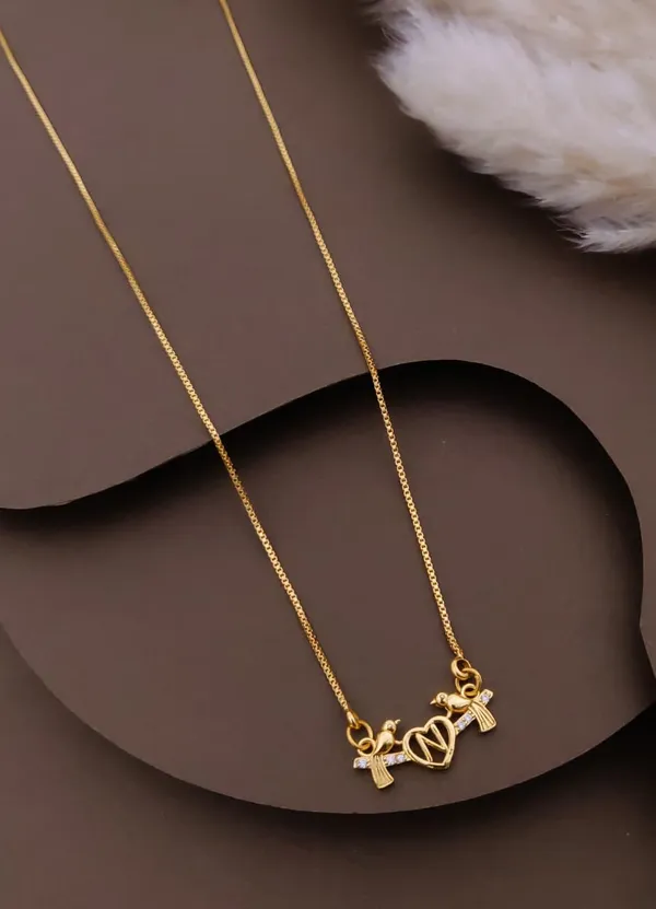 Gold-Plated_Pendant_Alfabet_Heart_Mangalsutra_with_Lovebirdsif_for_Women