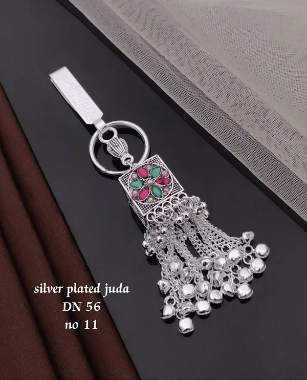 Silver_Saree_Waist_Challa_Juda