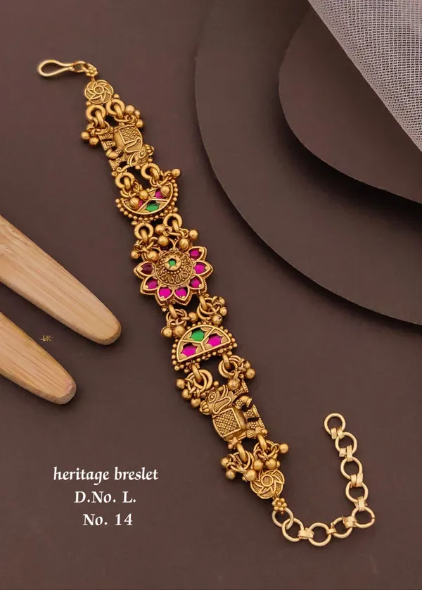 Designer_Gold_Plated_Ethnic_Bracelets_for_Women