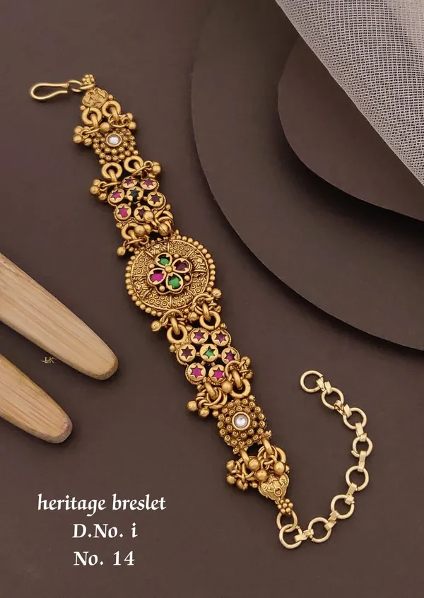 Designer_Gold_Plated_Ethnic_Bracelets_for_Women