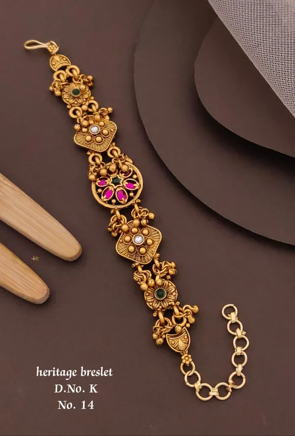 Designer_Gold_Plated_Ethnic_Bracelets_for_Women