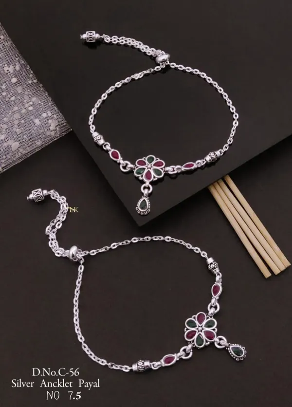 Silver_Plated_Anklet_for_Woman