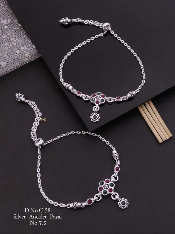 Silver_Plated_Anklet_for_Woman