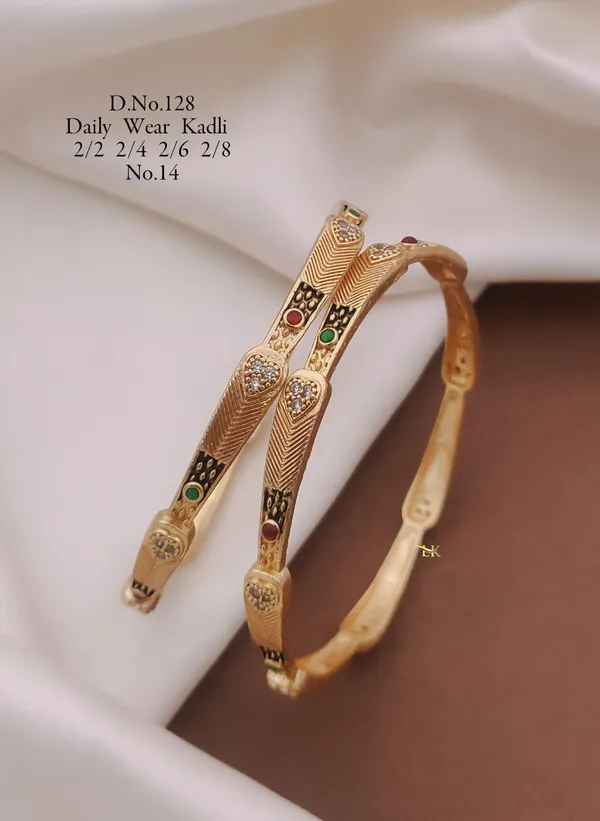Gold_Plated_Designer_Kadli_kada_for_Women_&_Girls
